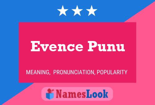 ملصق اسم Evence Punu