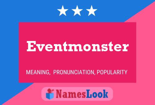 ملصق اسم Eventmonster