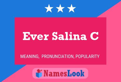 ملصق اسم Ever Salina C