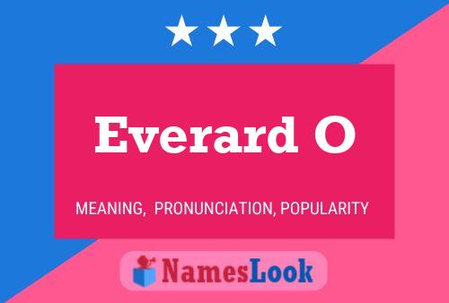 ملصق اسم Everard O