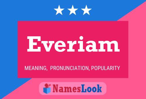 ملصق اسم Everiam