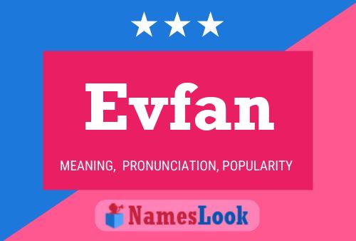 ملصق اسم Evfan