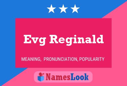 ملصق اسم Evg Reginald