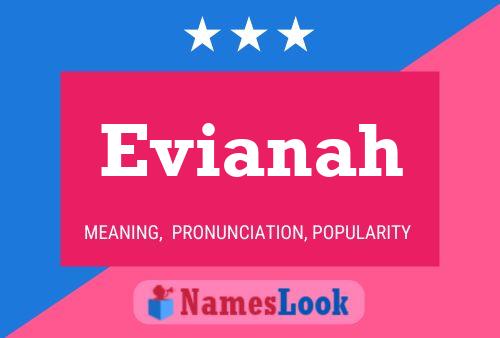 ملصق اسم Evianah