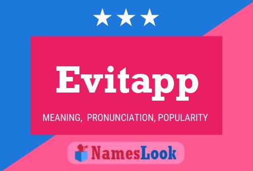 ملصق اسم Evitapp