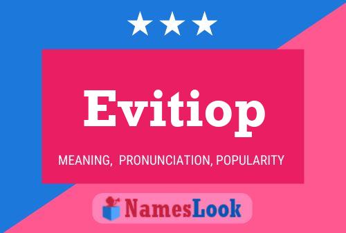 ملصق اسم Evitiop