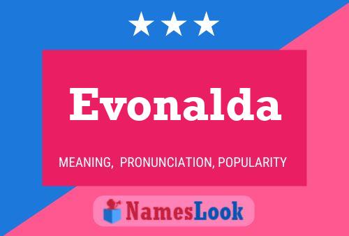 ملصق اسم Evonalda