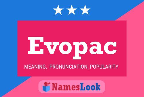 ملصق اسم Evopac