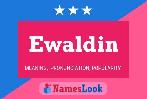 ملصق اسم Ewaldin