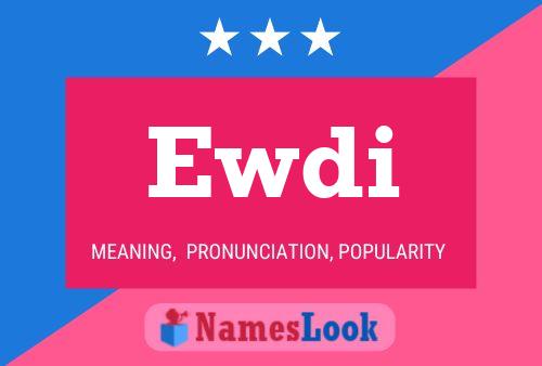 ملصق اسم Ewdi