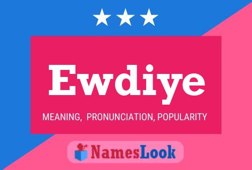 ملصق اسم Ewdiye