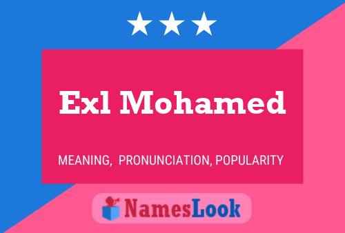 ملصق اسم Exl Mohamed