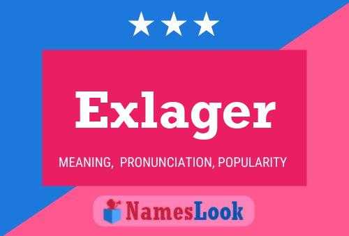 ملصق اسم Exlager