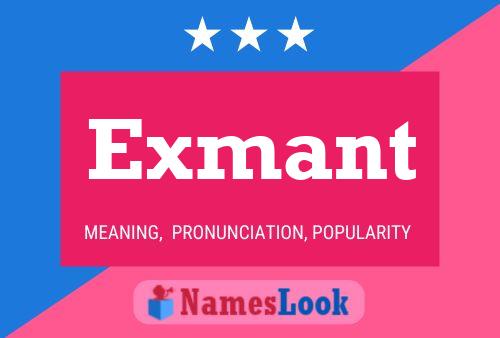 ملصق اسم Exmant