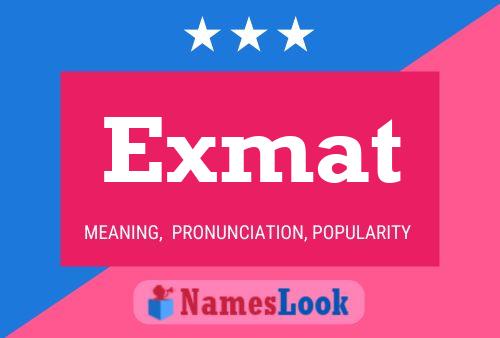 ملصق اسم Exmat