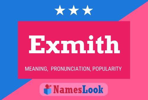 ملصق اسم Exmith