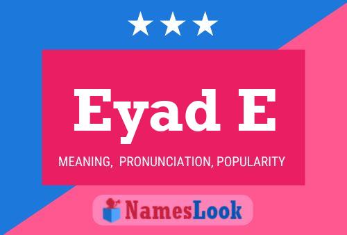 ملصق اسم Eyad E