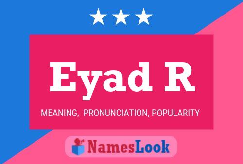 ملصق اسم Eyad R