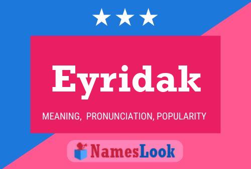 ملصق اسم Eyridak