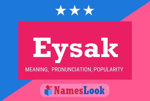 ملصق اسم Eysak