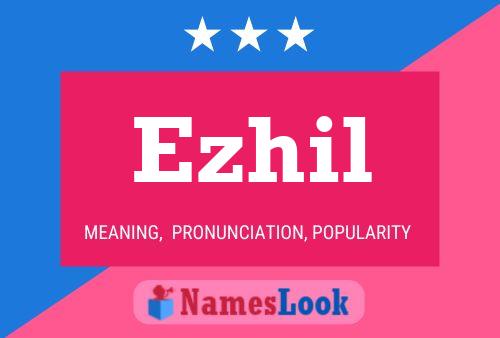 ملصق اسم Ezhil