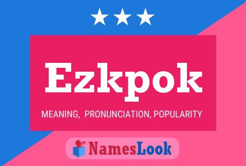 ملصق اسم Ezkpok