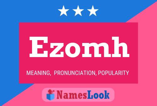 ملصق اسم Ezomh