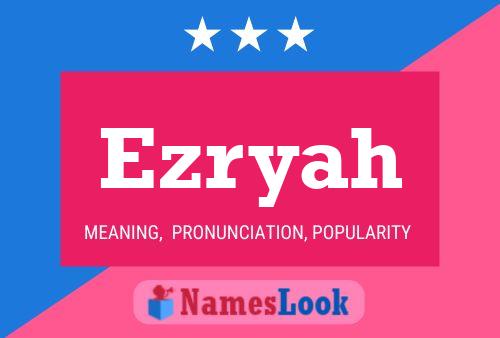 ملصق اسم Ezryah