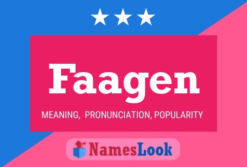 ملصق اسم Faagen