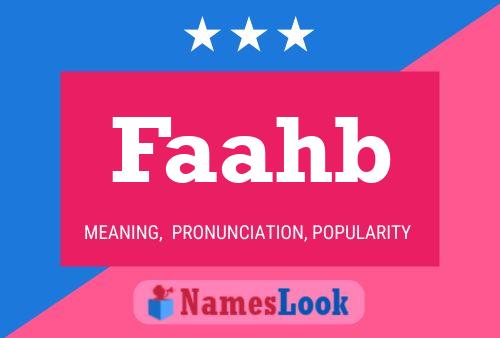 ملصق اسم Faahb