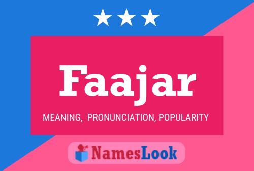 ملصق اسم Faajar