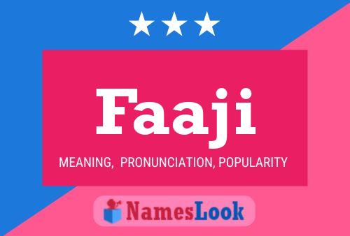 ملصق اسم Faaji