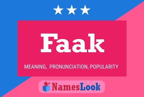 ملصق اسم Faak