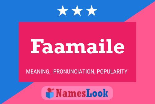 ملصق اسم Faamaile