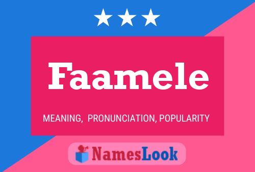 ملصق اسم Faamele