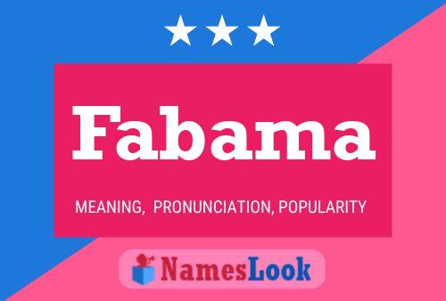 ملصق اسم Fabama