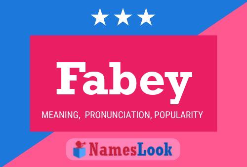 ملصق اسم Fabey