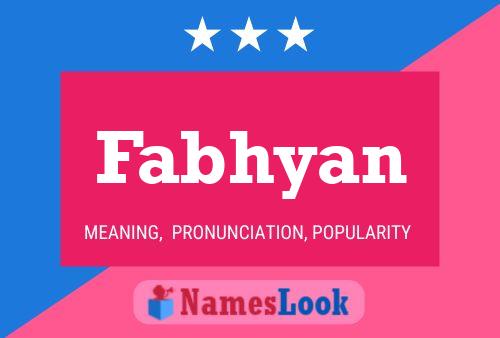 ملصق اسم Fabhyan