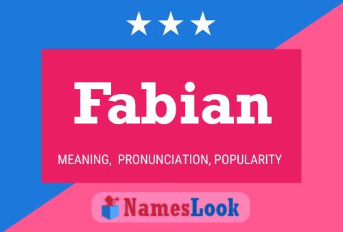 ملصق اسم Fabian