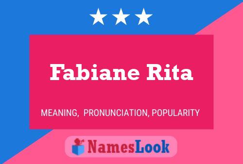 ملصق اسم Fabiane Rita