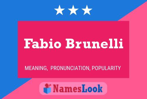 ملصق اسم Fabio Brunelli