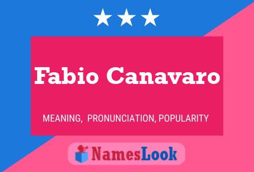 ملصق اسم Fabio Canavaro