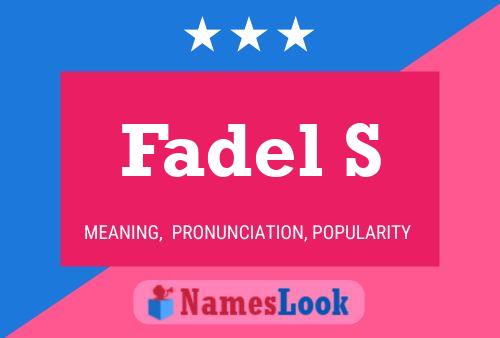 ملصق اسم Fadel S