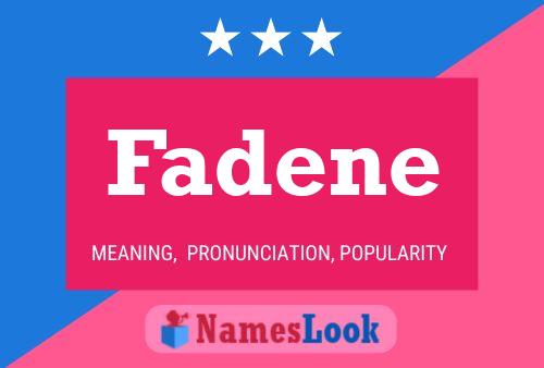 ملصق اسم Fadene