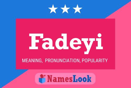 ملصق اسم Fadeyi