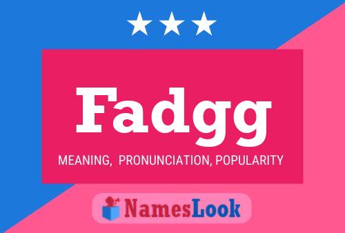 ملصق اسم Fadgg