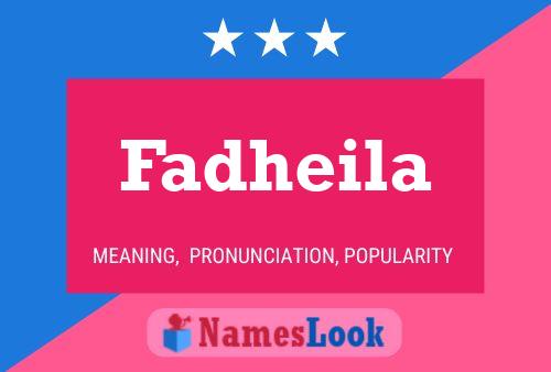 ملصق اسم Fadheila