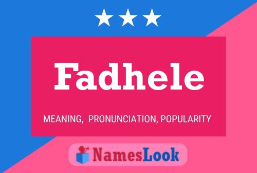 ملصق اسم Fadhele