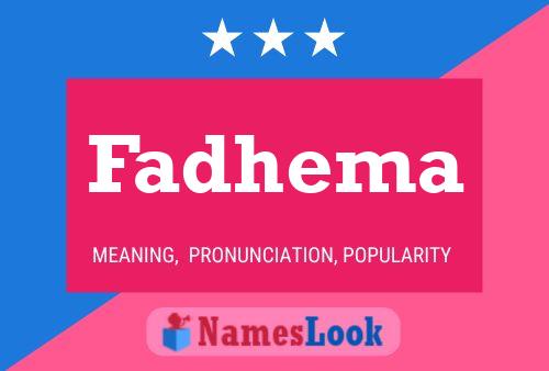 ملصق اسم Fadhema