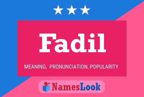 ملصق اسم Fadil